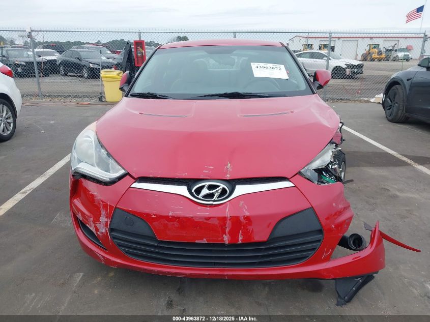 2012 Hyundai Veloster Base W/Gray VIN: KMHTC6AD1CU051069 Lot: 43963872