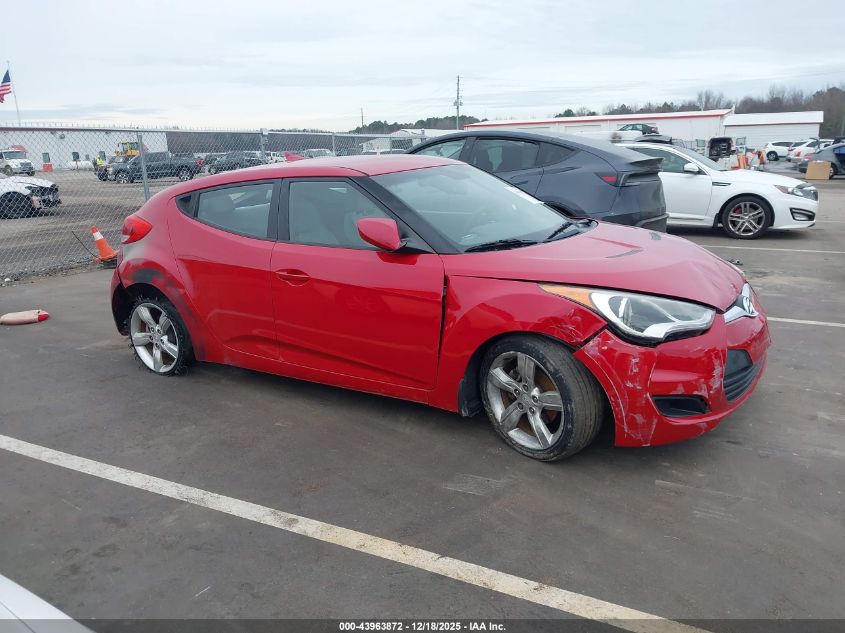 2012 Hyundai Veloster Base W/Gray VIN: KMHTC6AD1CU051069 Lot: 43963872