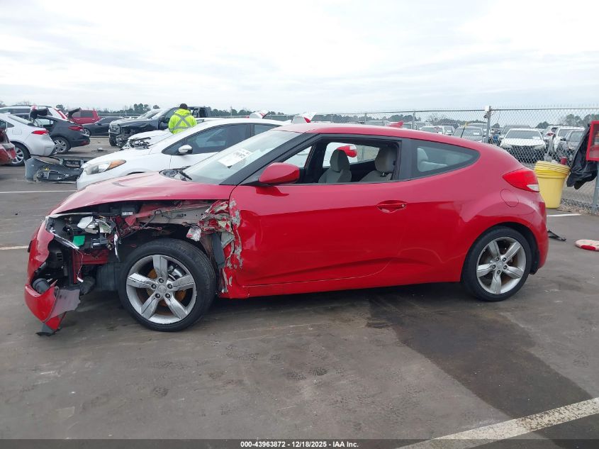 2012 Hyundai Veloster Base W/Gray VIN: KMHTC6AD1CU051069 Lot: 43963872