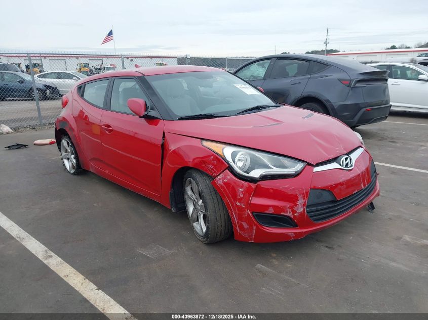 2012 Hyundai Veloster Base W/Gray VIN: KMHTC6AD1CU051069 Lot: 43963872