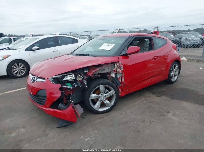 2012 Hyundai Veloster Base W/Gray VIN: KMHTC6AD1CU051069 Lot: 43963872