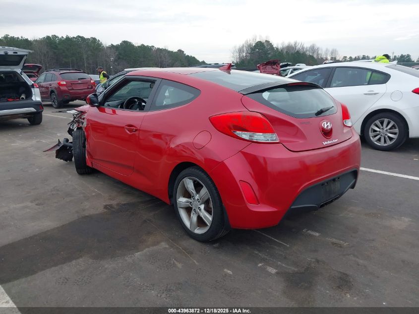 2012 Hyundai Veloster Base W/Gray VIN: KMHTC6AD1CU051069 Lot: 43963872