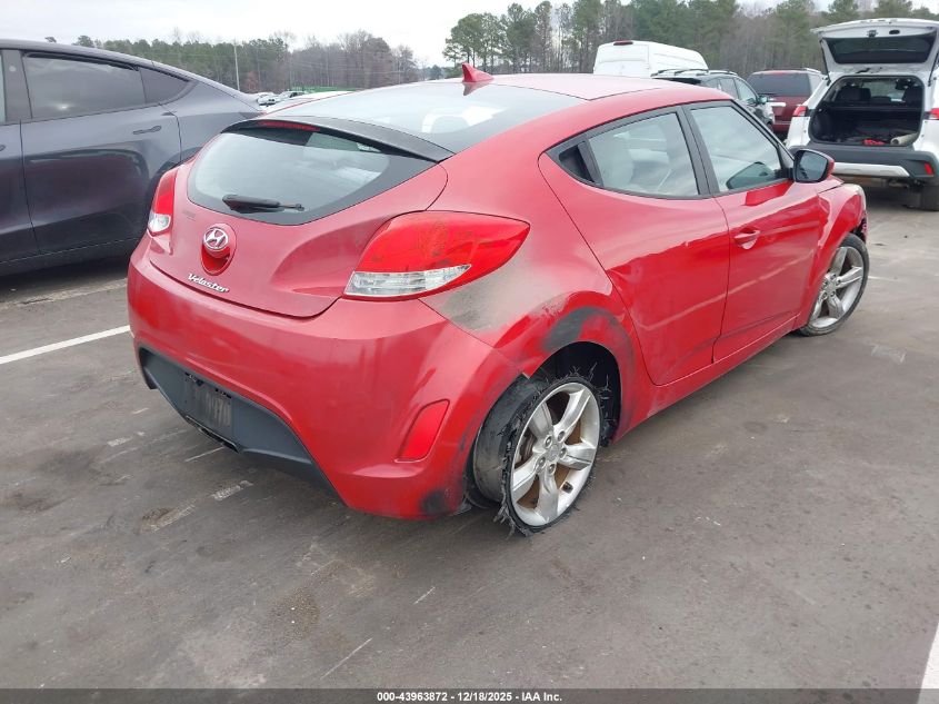2012 Hyundai Veloster Base W/Gray VIN: KMHTC6AD1CU051069 Lot: 43963872