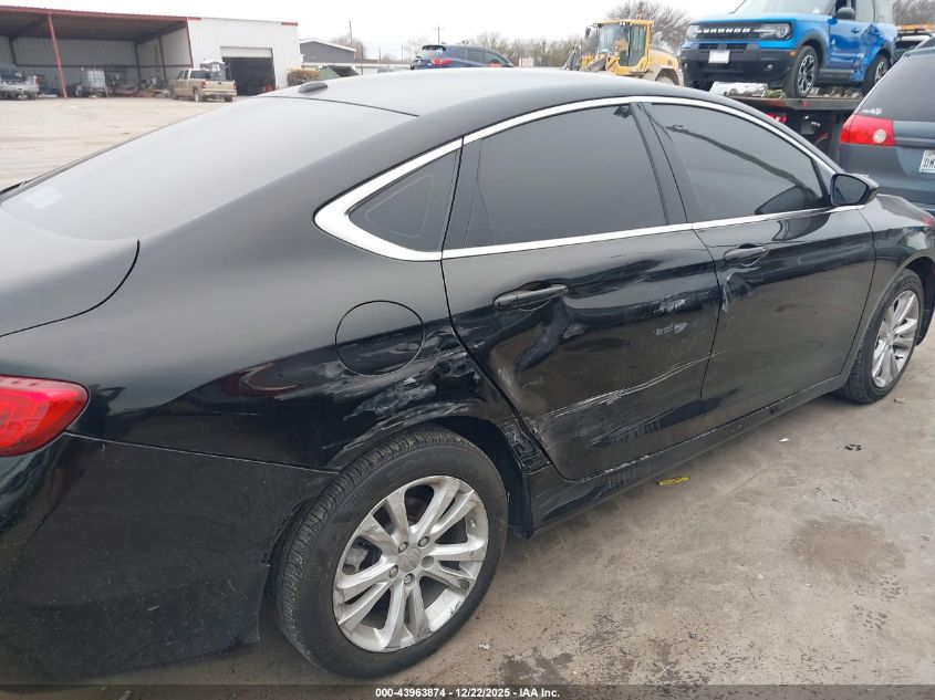 2015 Chrysler 200 Limited VIN: 1C3CCCAB6FN708372 Lot: 43963874
