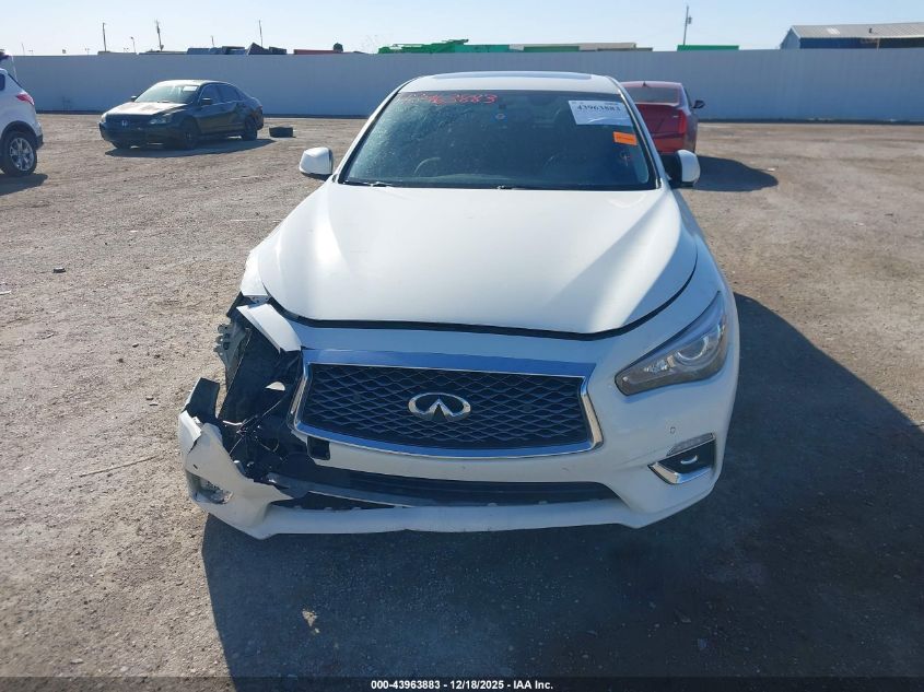2021 Infiniti Q50 Luxe VIN: JN1EV7BP3MM700767 Lot: 43963883