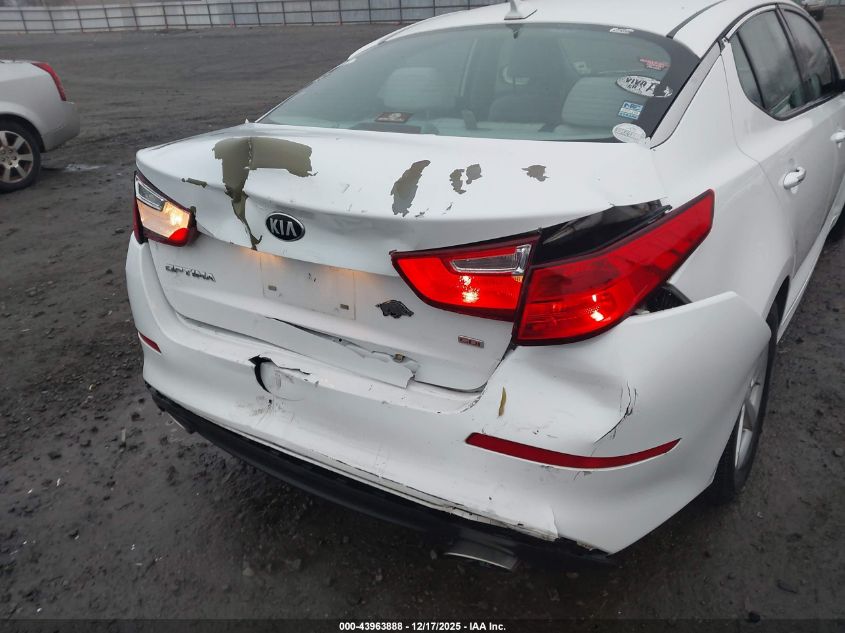 2015 Kia Optima Lx VIN: 5XXGM4A72FG385882 Lot: 43963888