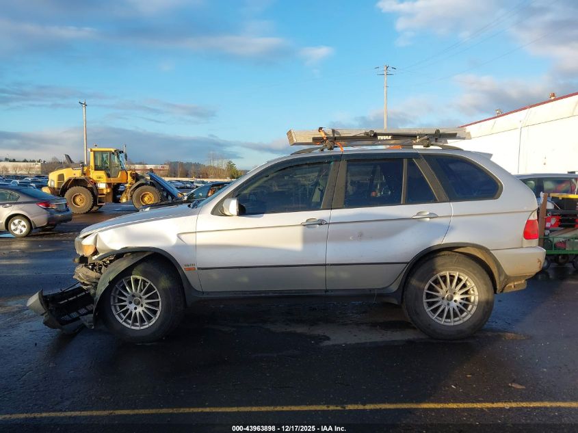 2003 BMW X5 3.0I VIN: 5UXFA53553LV77460 Lot: 43963898
