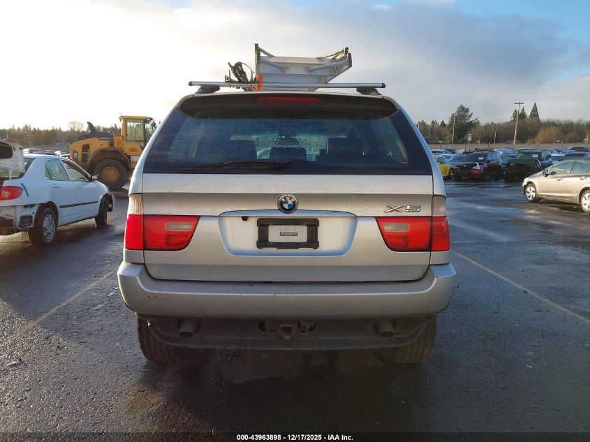 2003 BMW X5 3.0I VIN: 5UXFA53553LV77460 Lot: 43963898