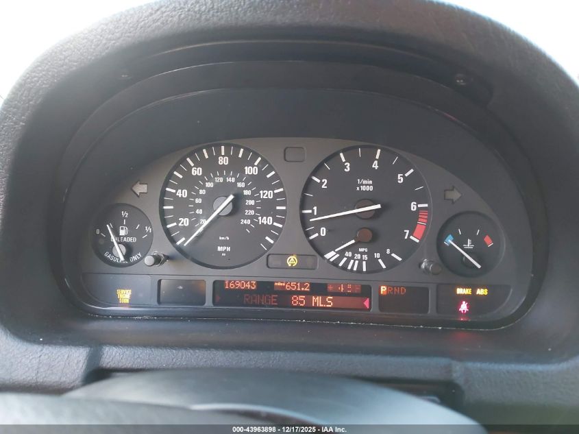 2003 BMW X5 3.0I VIN: 5UXFA53553LV77460 Lot: 43963898