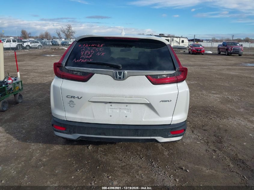 2020 Honda Cr-V Awd Ex-L VIN: 2HKRW2H80LH694837 Lot: 43963901