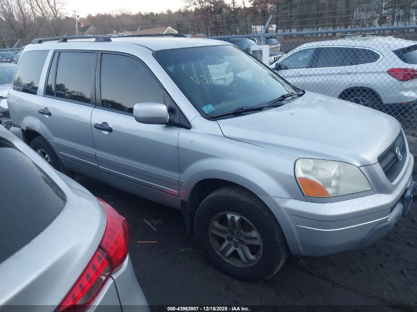 2005 Honda Pilot Ex VIN: 5FNYF184X5B059354 Lot: 43963907