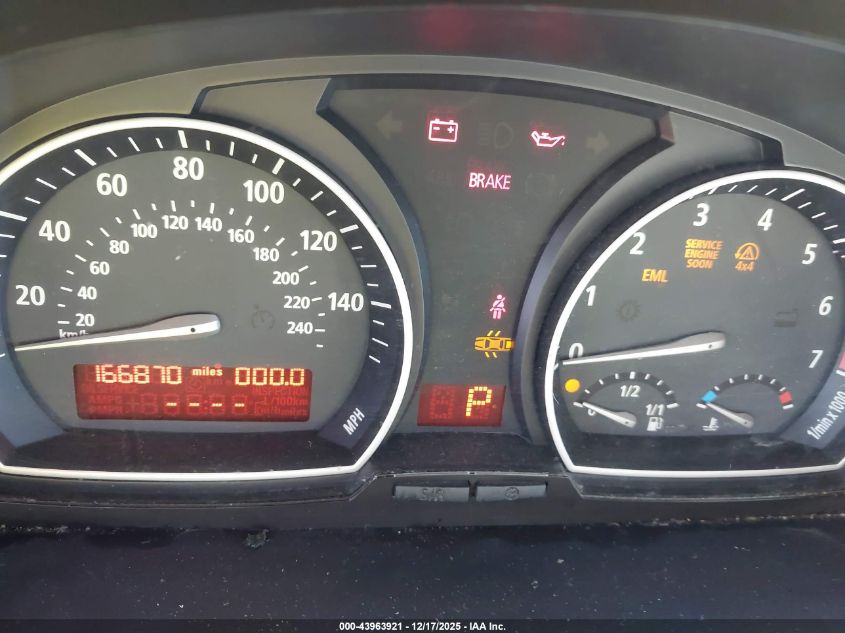 2006 BMW X3 3.0I VIN: WBXPA93456WD28072 Lot: 43963921