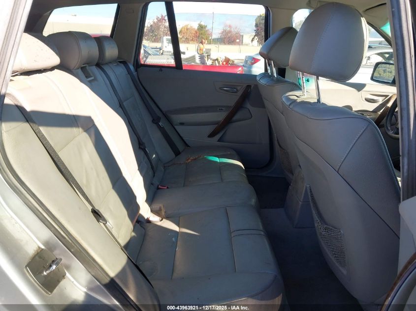 2006 BMW X3 3.0I VIN: WBXPA93456WD28072 Lot: 43963921