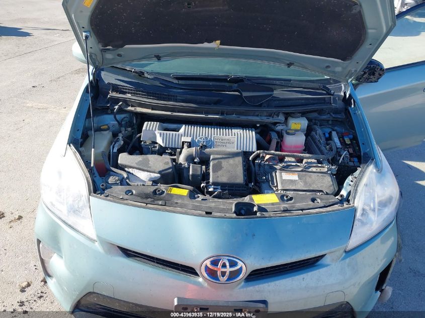 2013 Toyota Prius Two VIN: JTDKN3DU0D1650553 Lot: 43963935