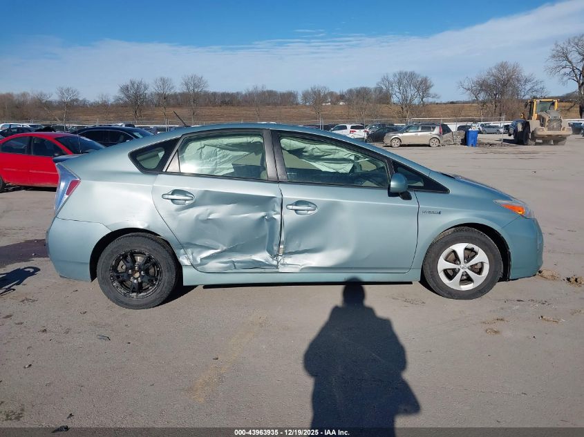 2013 Toyota Prius Two VIN: JTDKN3DU0D1650553 Lot: 43963935