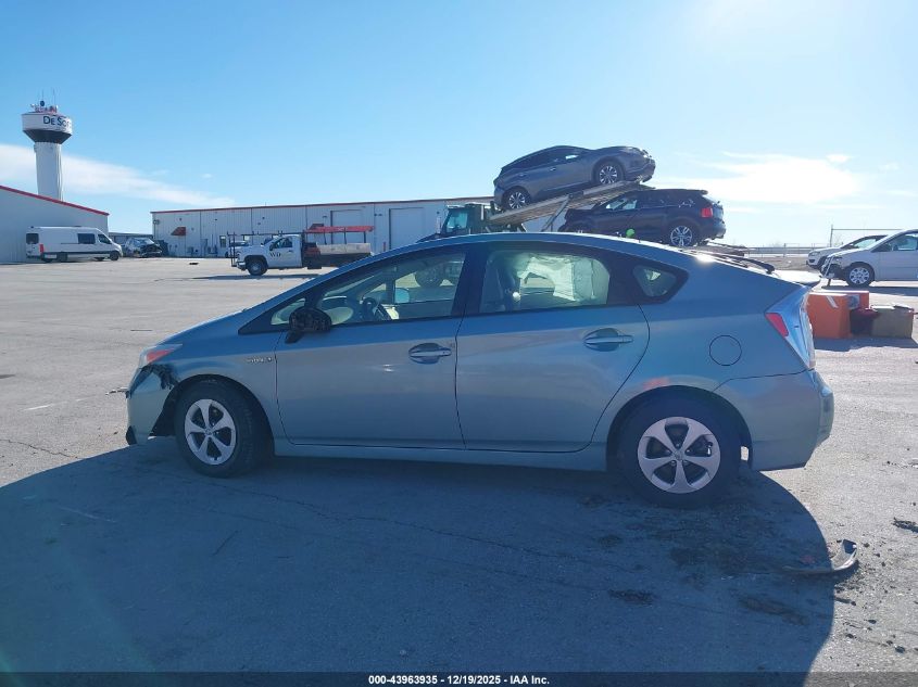 2013 Toyota Prius Two VIN: JTDKN3DU0D1650553 Lot: 43963935