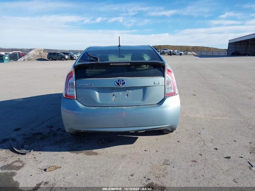 2013 Toyota Prius Two VIN: JTDKN3DU0D1650553 Lot: 43963935