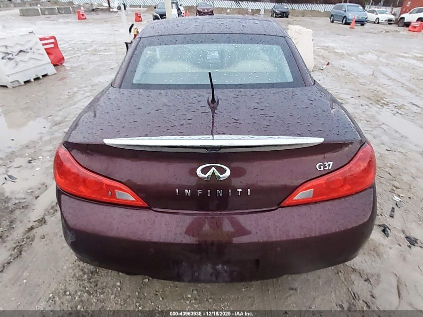 2010 Infiniti G37 VIN: JN1CV6FE5AM352105 Lot: 43963938