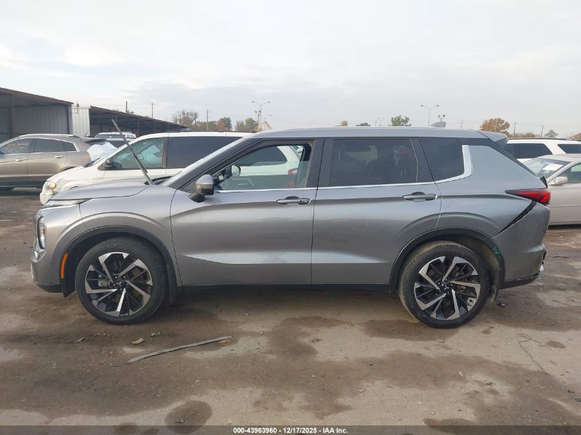 2024 Mitsubishi Outlander Se 2.5 2Wd/Se Black Edition S-Awc/Se Black Edition W/Pano Roof VIN: JA4J3VA88RZ010937 Lot: 43963960