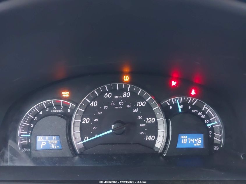 2012 Toyota Camry Se VIN: 4T1BF1FK7CU500252 Lot: 43963963