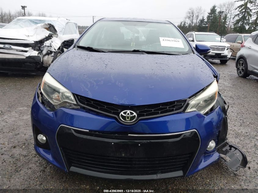 2015 Toyota Corolla S Plus VIN: 2T1BURHE0FC347523 Lot: 43963969