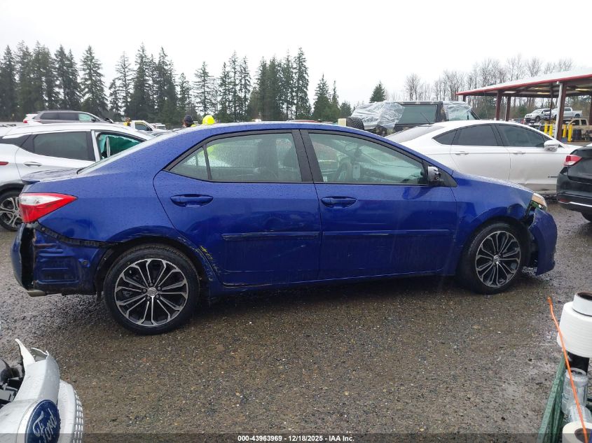 2015 Toyota Corolla S Plus VIN: 2T1BURHE0FC347523 Lot: 43963969