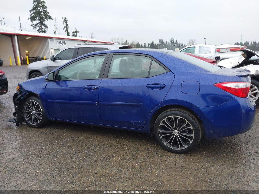 2015 Toyota Corolla S Plus VIN: 2T1BURHE0FC347523 Lot: 43963969