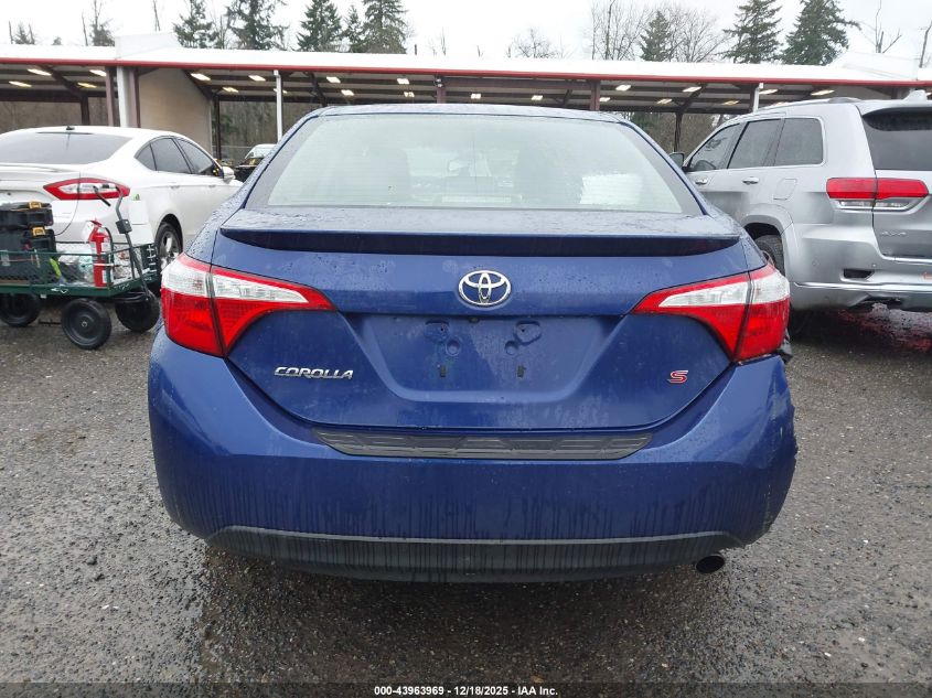 2015 Toyota Corolla S Plus VIN: 2T1BURHE0FC347523 Lot: 43963969