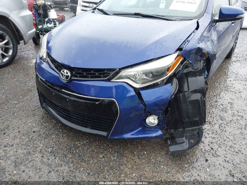 2015 Toyota Corolla S Plus VIN: 2T1BURHE0FC347523 Lot: 43963969