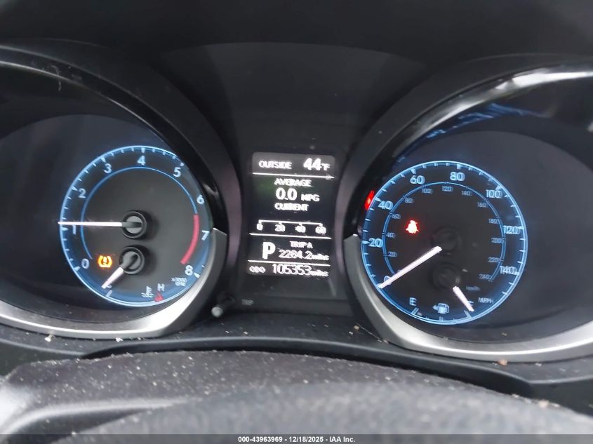 2015 Toyota Corolla S Plus VIN: 2T1BURHE0FC347523 Lot: 43963969