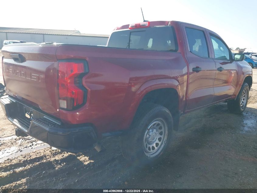 2025 Chevrolet Colorado 2Wd Wt VIN: 1GCPSBEK7S1188236 Lot: 43963986
