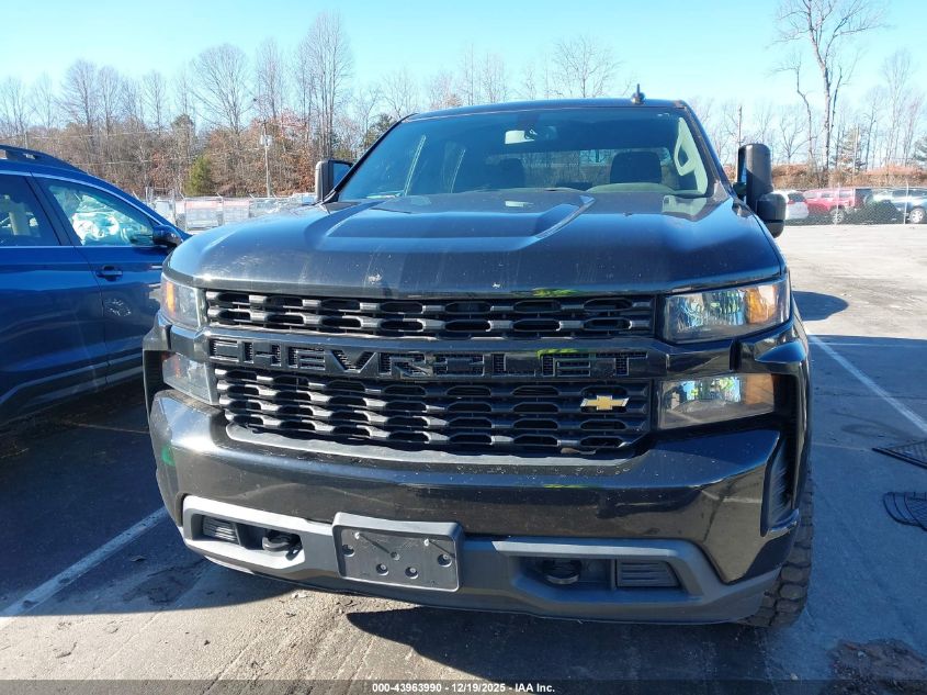 2019 Chevrolet Silverado 1500 Custom VIN: 3GCUYBEF4KG700878 Lot: 43963990