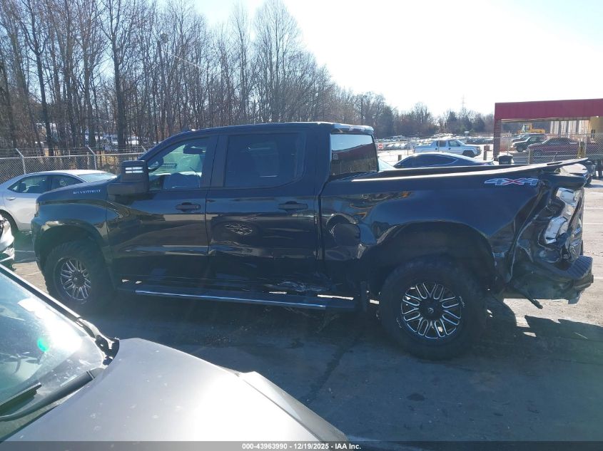 2019 Chevrolet Silverado 1500 Custom VIN: 3GCUYBEF4KG700878 Lot: 43963990