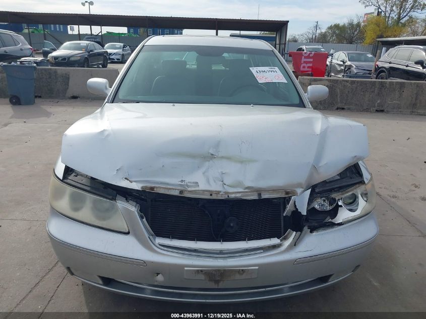 2007 Hyundai Azera Limited/Se VIN: KMHFC46F67A187135 Lot: 43963991