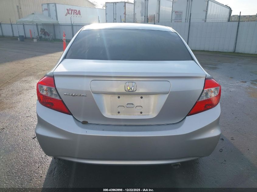 2012 Honda Civic Ex VIN: 2HGFB2F80CH302600 Lot: 43963998