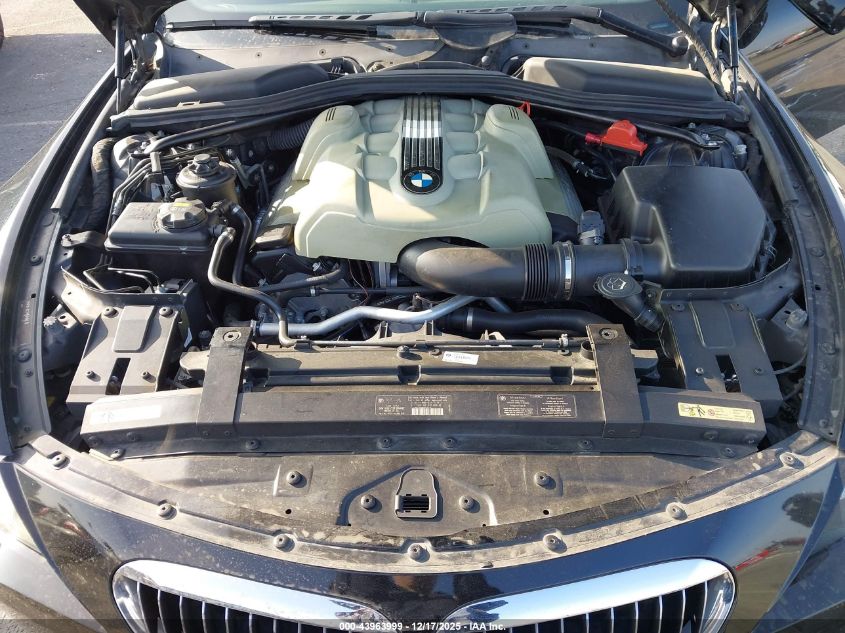 2005 BMW 645Ci VIN: WBAEK73465B325896 Lot: 43963999