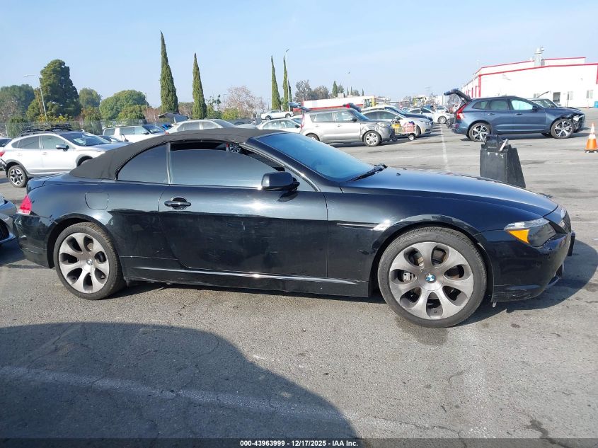2005 BMW 645Ci VIN: WBAEK73465B325896 Lot: 43963999