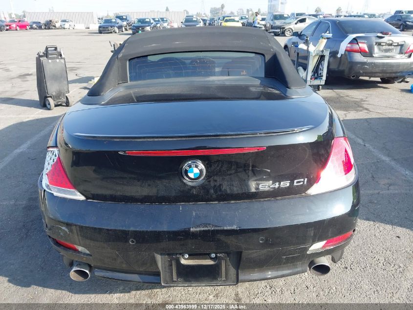 2005 BMW 645Ci VIN: WBAEK73465B325896 Lot: 43963999