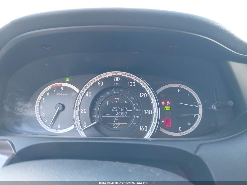 2017 Honda Accord Ex-L VIN: 1HGCR2F80HA043210 Lot: 43964020