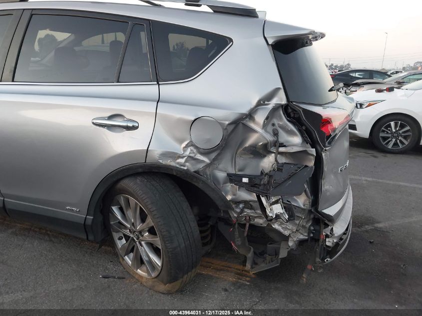 2017 Toyota Rav4 Hybrid Limited VIN: JTMDJREV6HD120753 Lot: 43964031