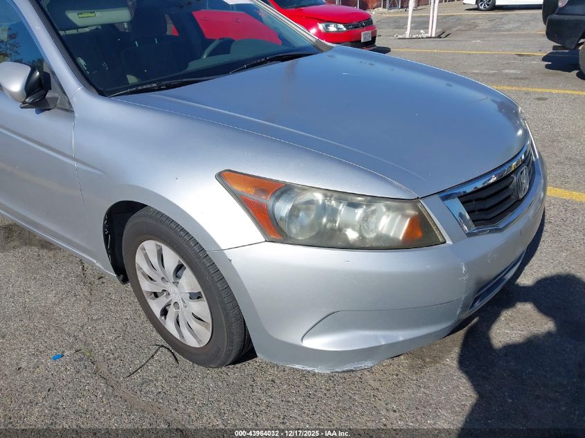 2008 Honda Accord 2.4 Lx VIN: JHMCP26368C065398 Lot: 43964032