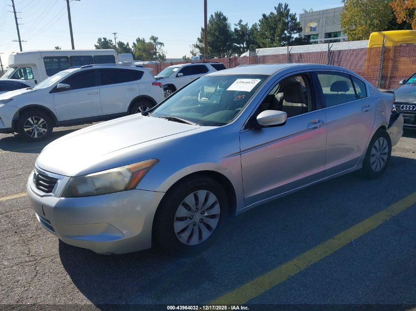 2008 Honda Accord 2.4 Lx VIN: JHMCP26368C065398 Lot: 43964032
