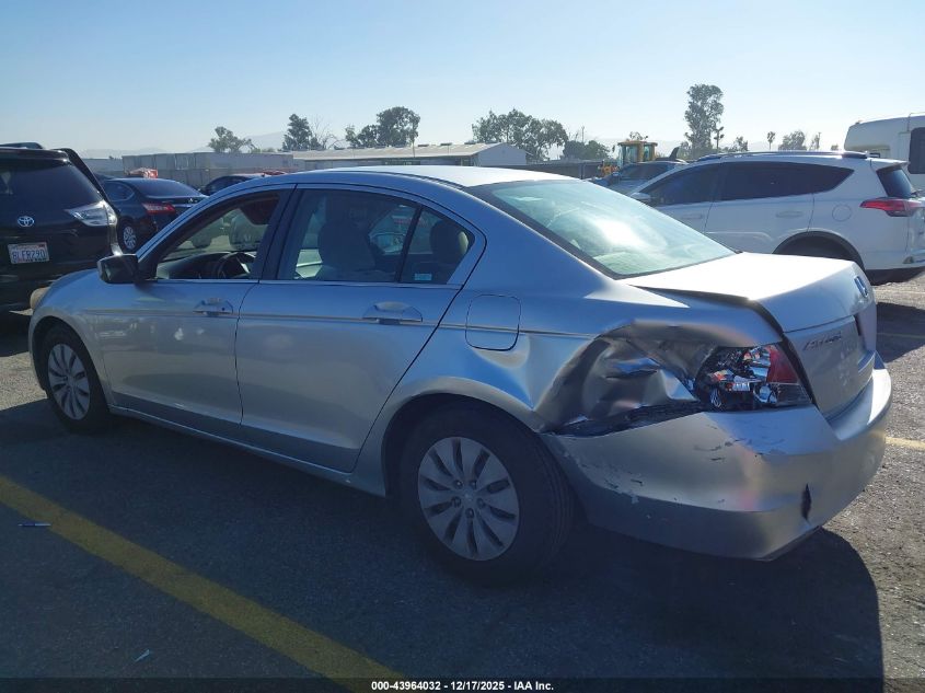 2008 Honda Accord 2.4 Lx VIN: JHMCP26368C065398 Lot: 43964032