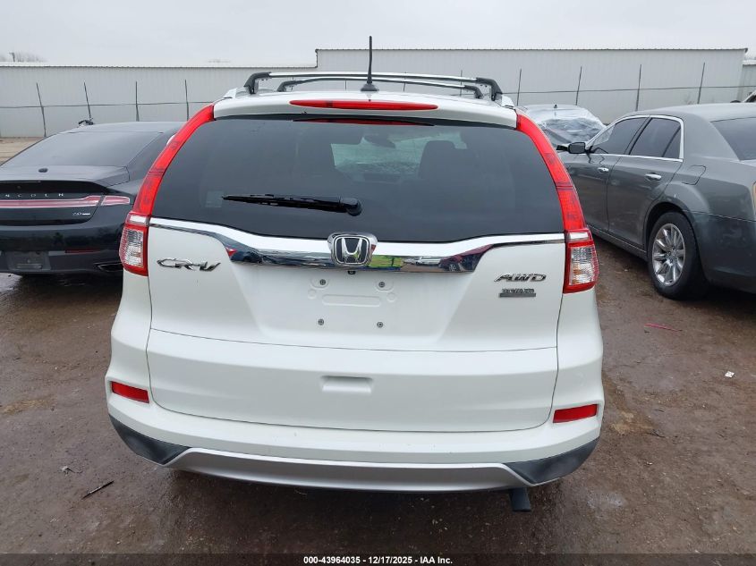2015 Honda Cr-V Ex-L VIN: 5J6RM4H70FL105305 Lot: 43964035