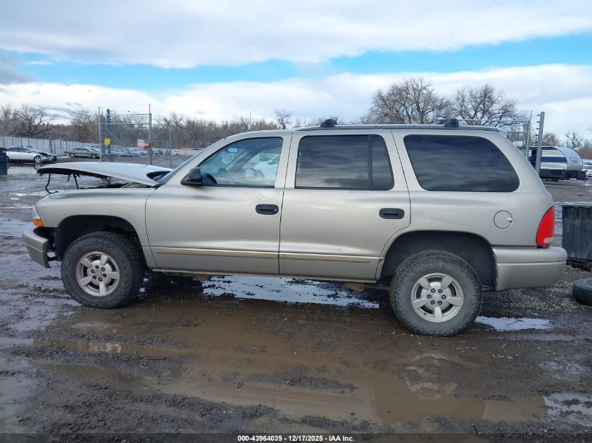 2001 Dodge Durango Slt VIN: 1B4HS28Z11F523986 Lot: 43964039