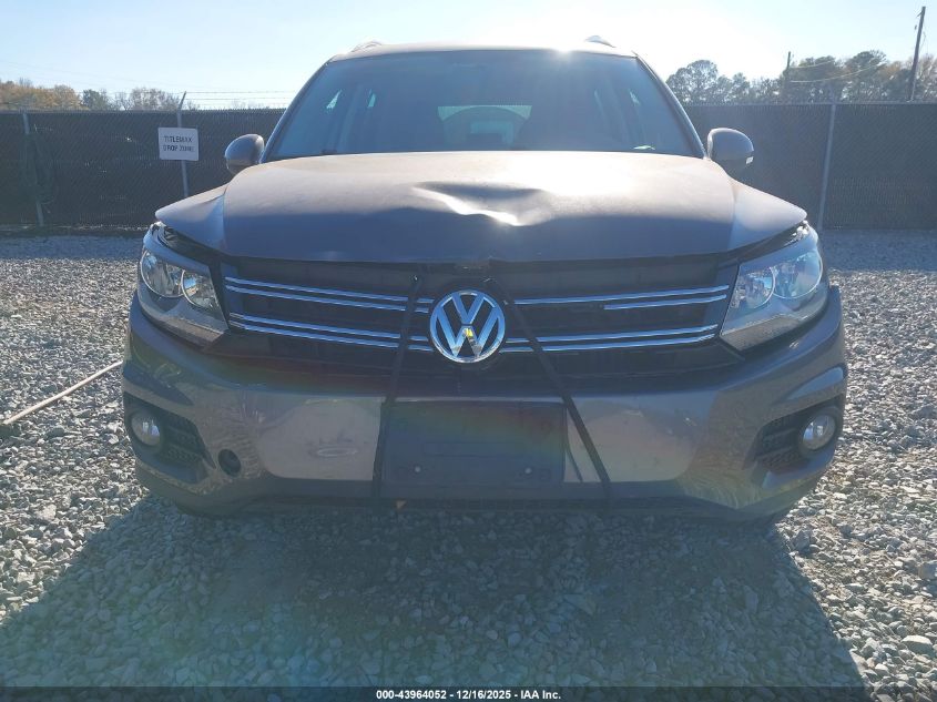 2014 Volkswagen Tiguan Sel VIN: WVGBV3AX2EW587390 Lot: 43964052