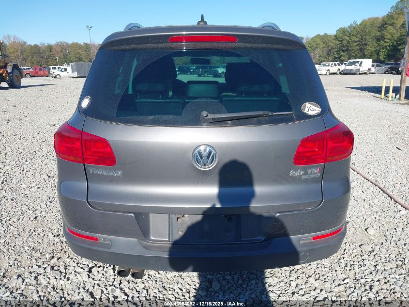 2014 Volkswagen Tiguan Sel VIN: WVGBV3AX2EW587390 Lot: 43964052