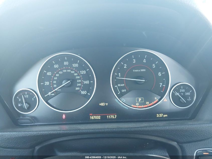 2015 BMW 335I VIN: WBA3A9C57FK473247 Lot: 43964059