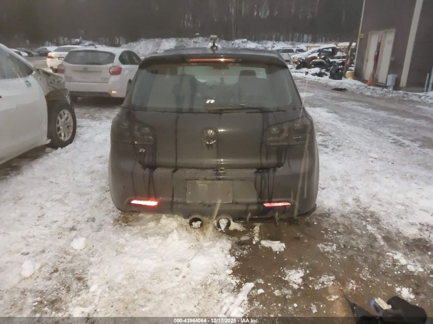 2013 Volkswagen Golf R 2-Door VIN: WVWRF7AJXDW007529 Lot: 43964064