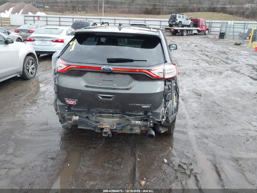 2016 Ford Edge Titanium VIN: 2FMPK4K97GBB49523 Lot: 43964075